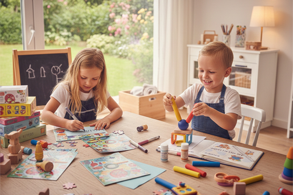 Nostalgisch houten speelgoed en de terugkeer naar de basis